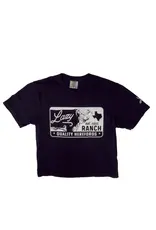 Lazy J Ranch Women's Legado Cropped Short Sleeve T-Shirt Black