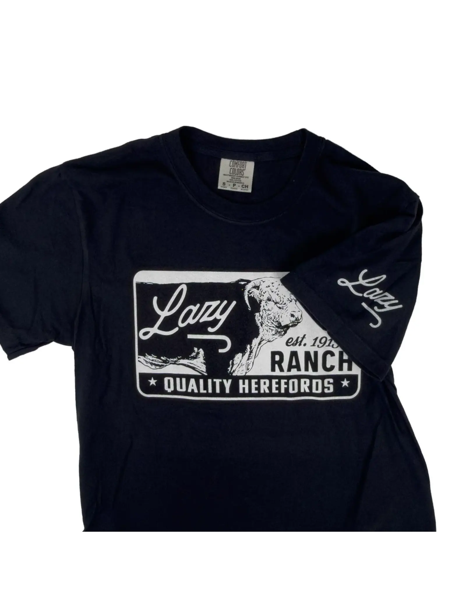 Lazy J Ranch Women's Legado Cropped Short Sleeve T-Shirt Black