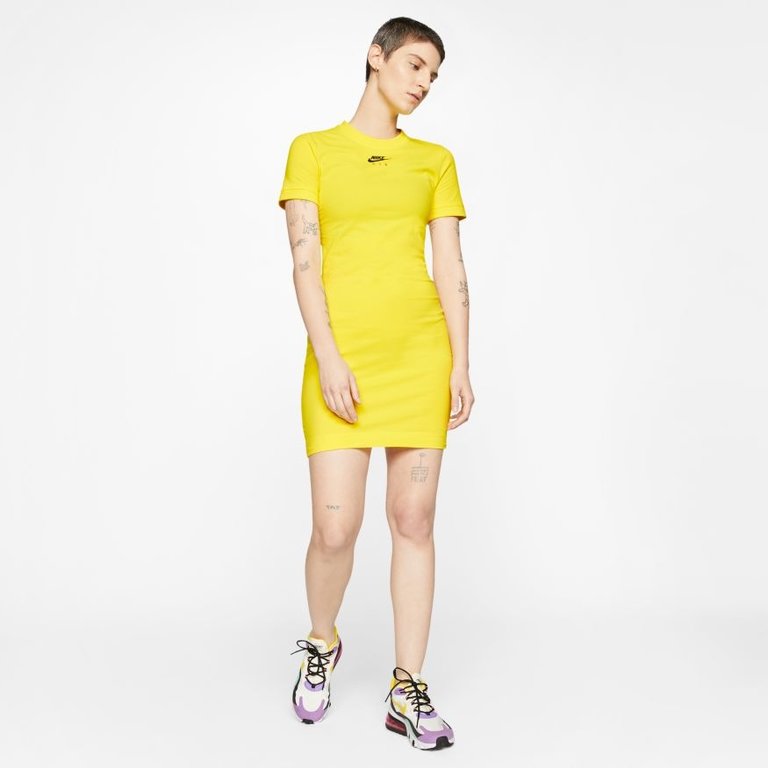 nike dress yellow