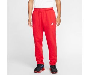 nike red fleece pants
