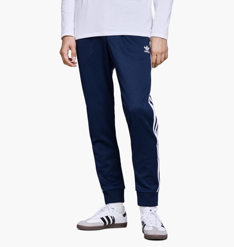 adidas originals superstar track pants navy