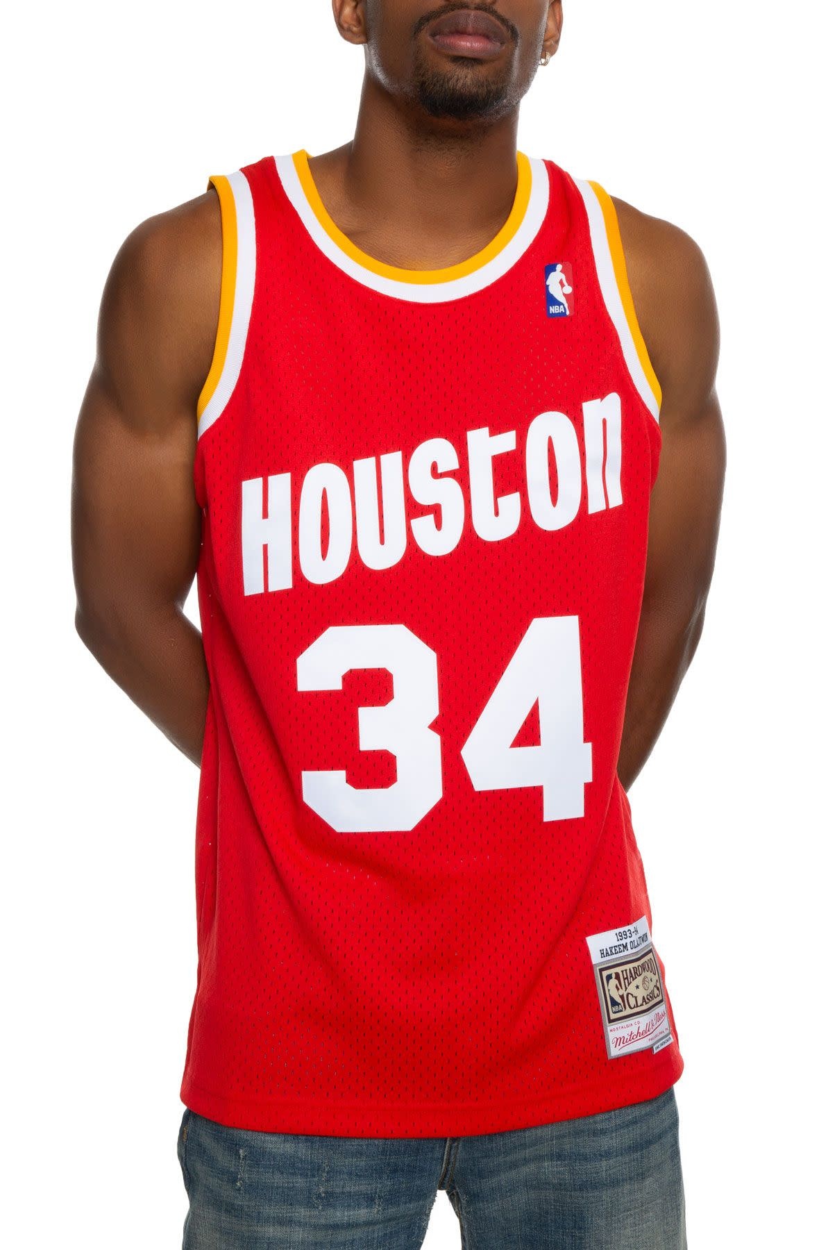 rockets hakeem jersey