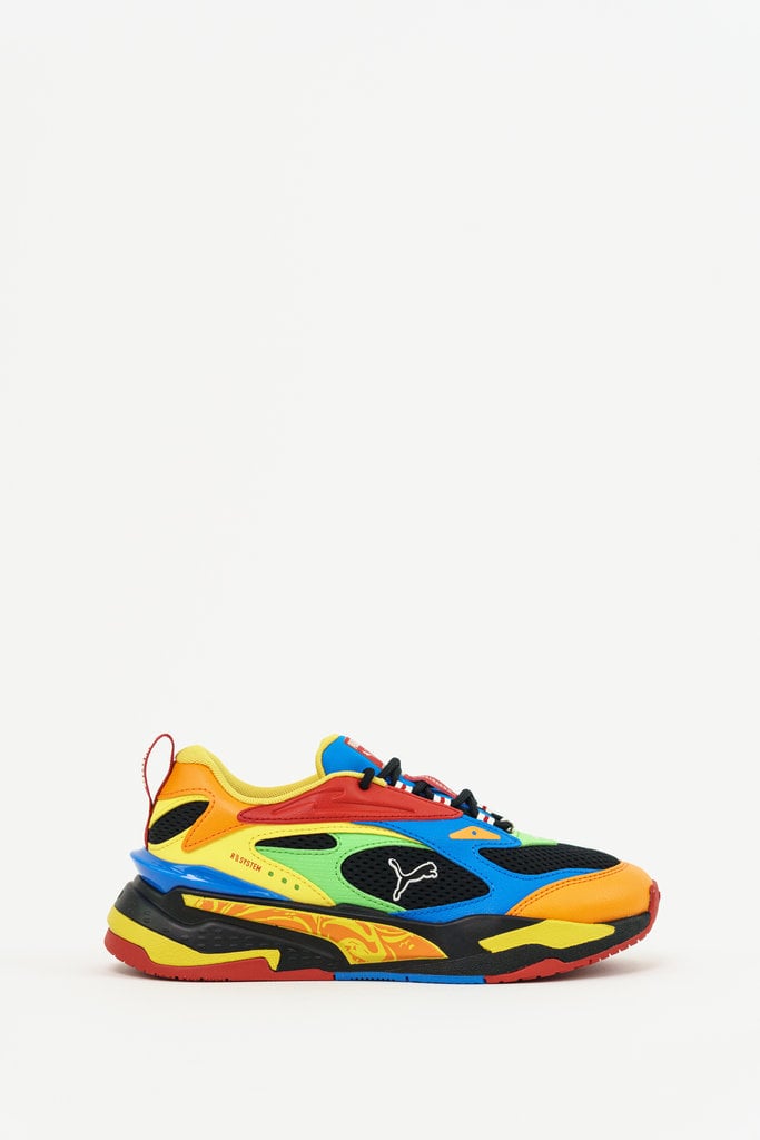 puma black-vibrant orange