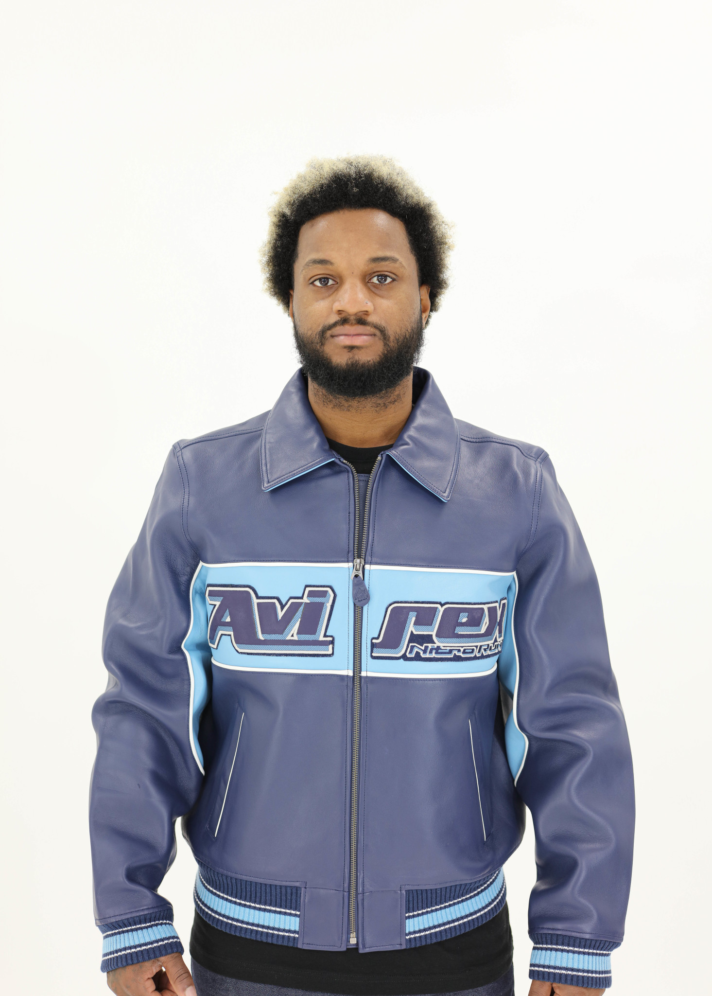 Avirex Nitro Run Varsity Jacket 'Indigo 