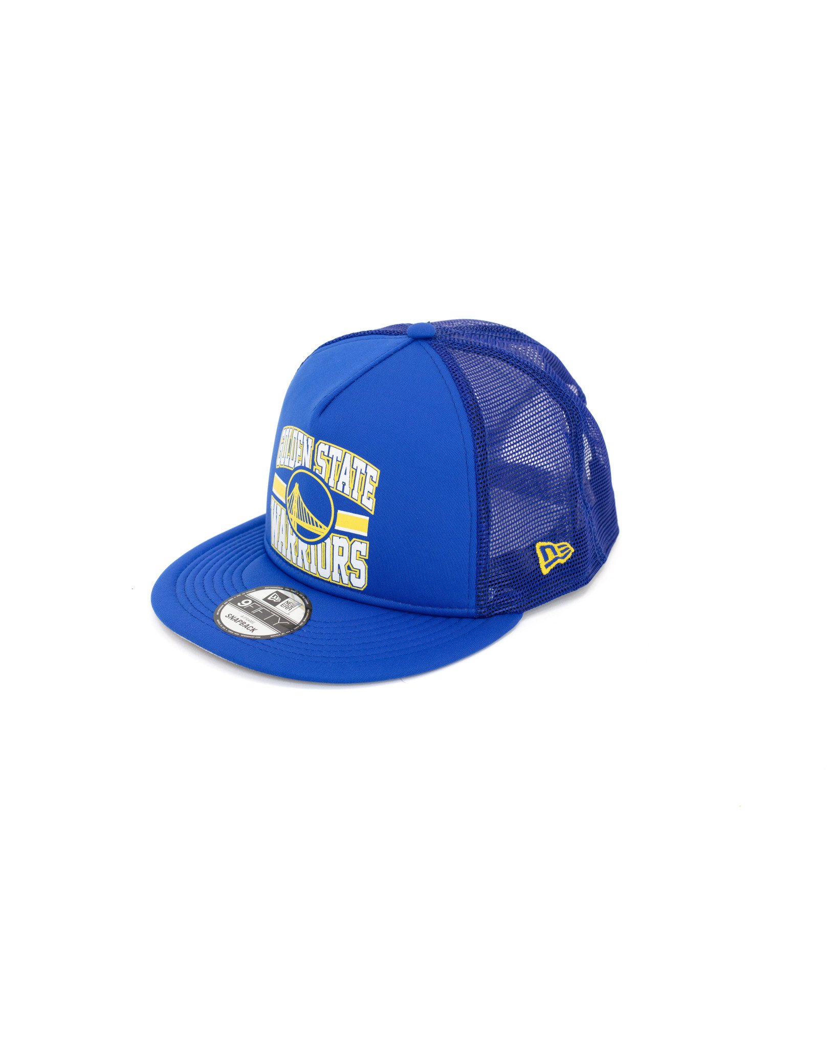 warriors 5 panel hat