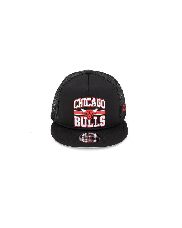 New Era New Era 9Fifty Chicago Bulls Logo Trucker Hat