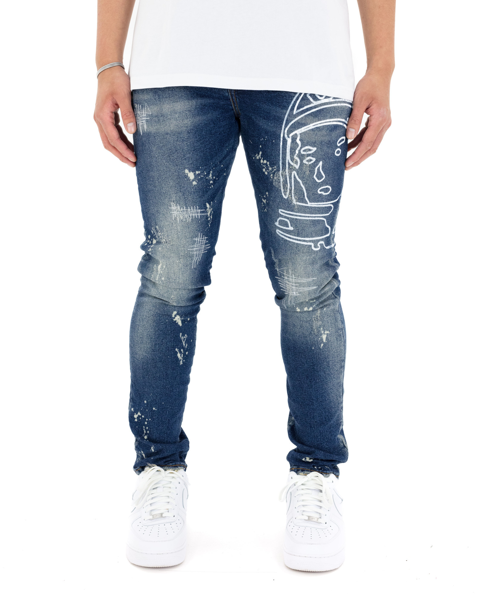 BBC Large Helmet Denim Pant 'Firefly|821-3111-497|Top Fashion