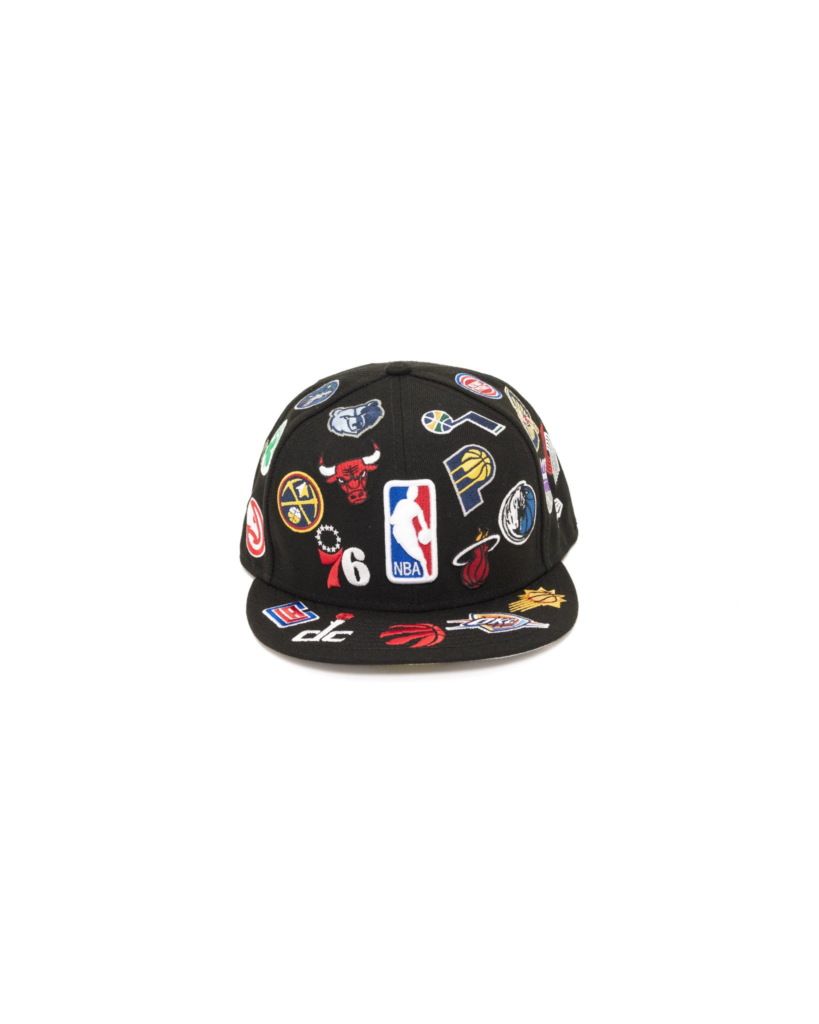 New Era 59Fifty NBA All Over Team Logo Fitted 'Black, 6018809