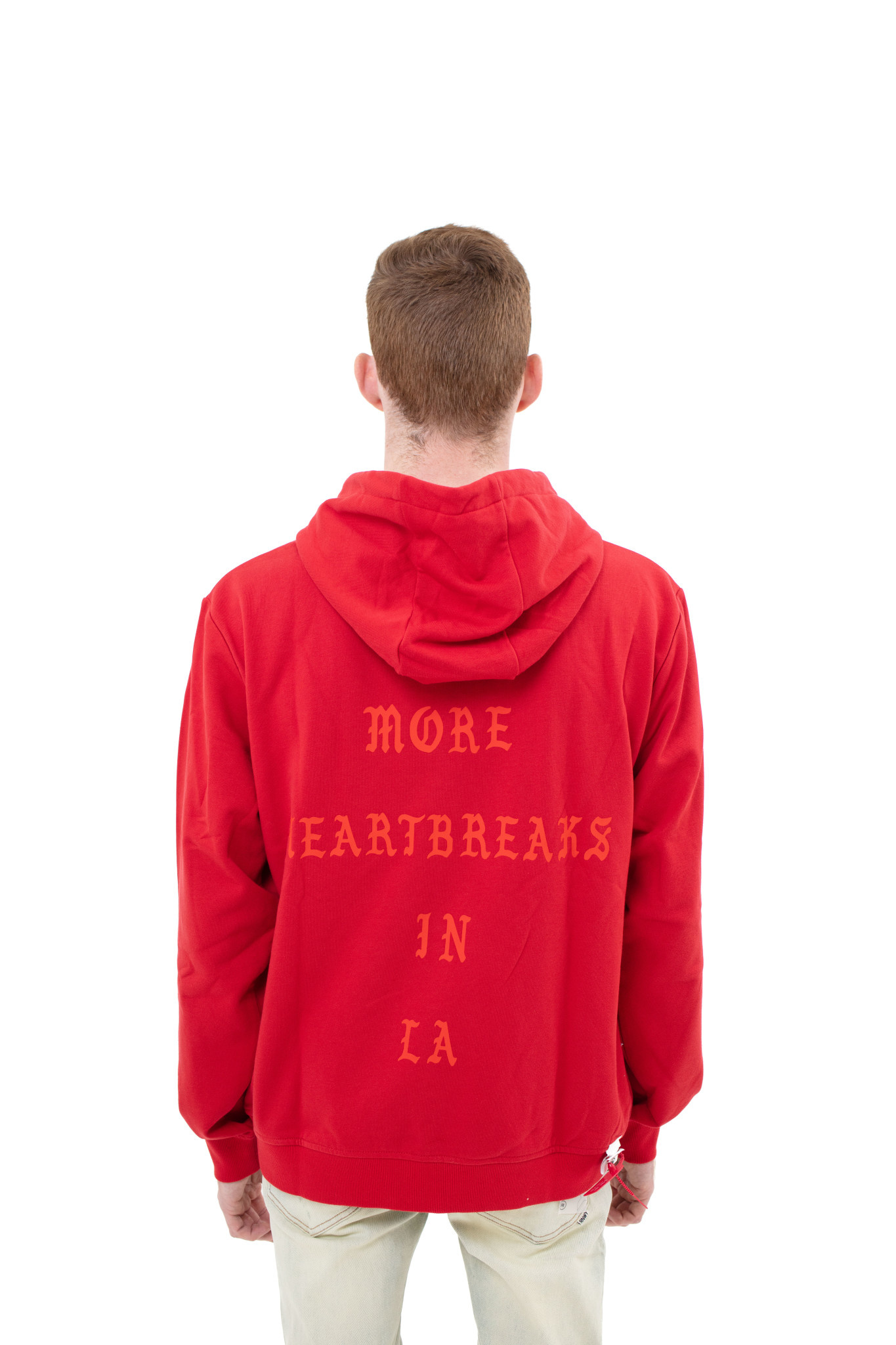 8-Bit No More Heartbreaks Hoodie 'Red' - Top Fashion