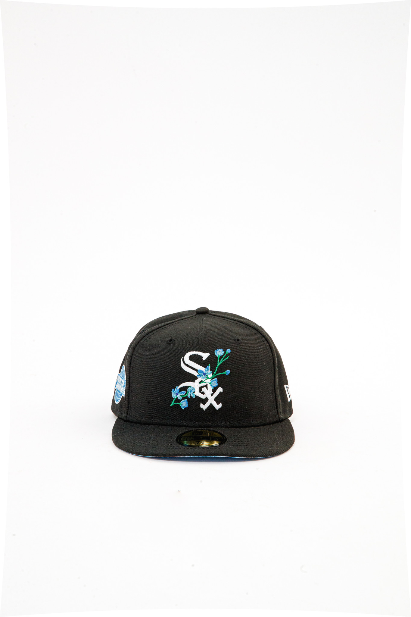 New Era 59Fifty Chicago WHT Sox Side Patch Bloom Fitted 'BLK|60288159