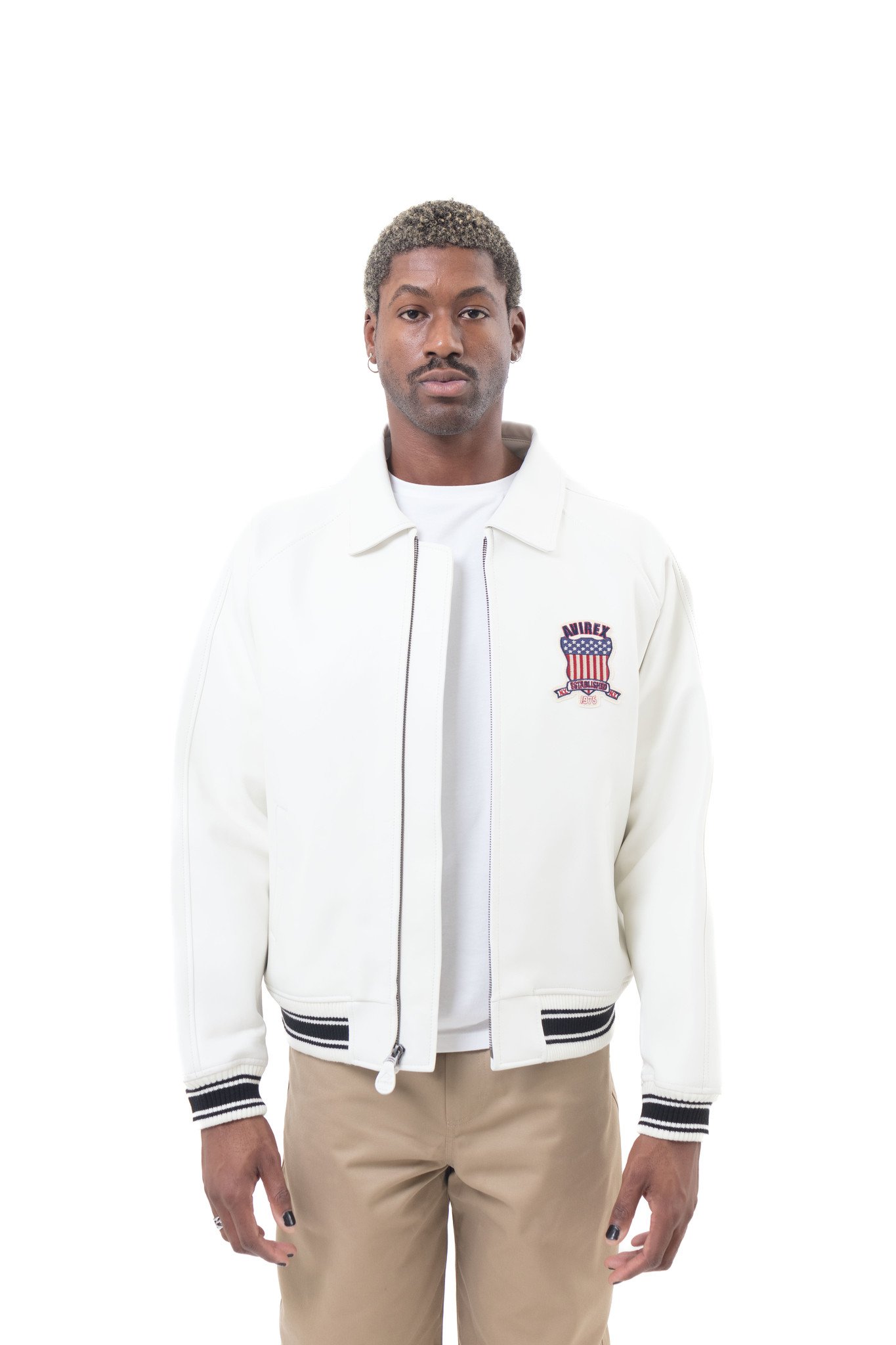 Avirex Icon Jacket 'Snow White|AVF20BO01-101|Top Fashion