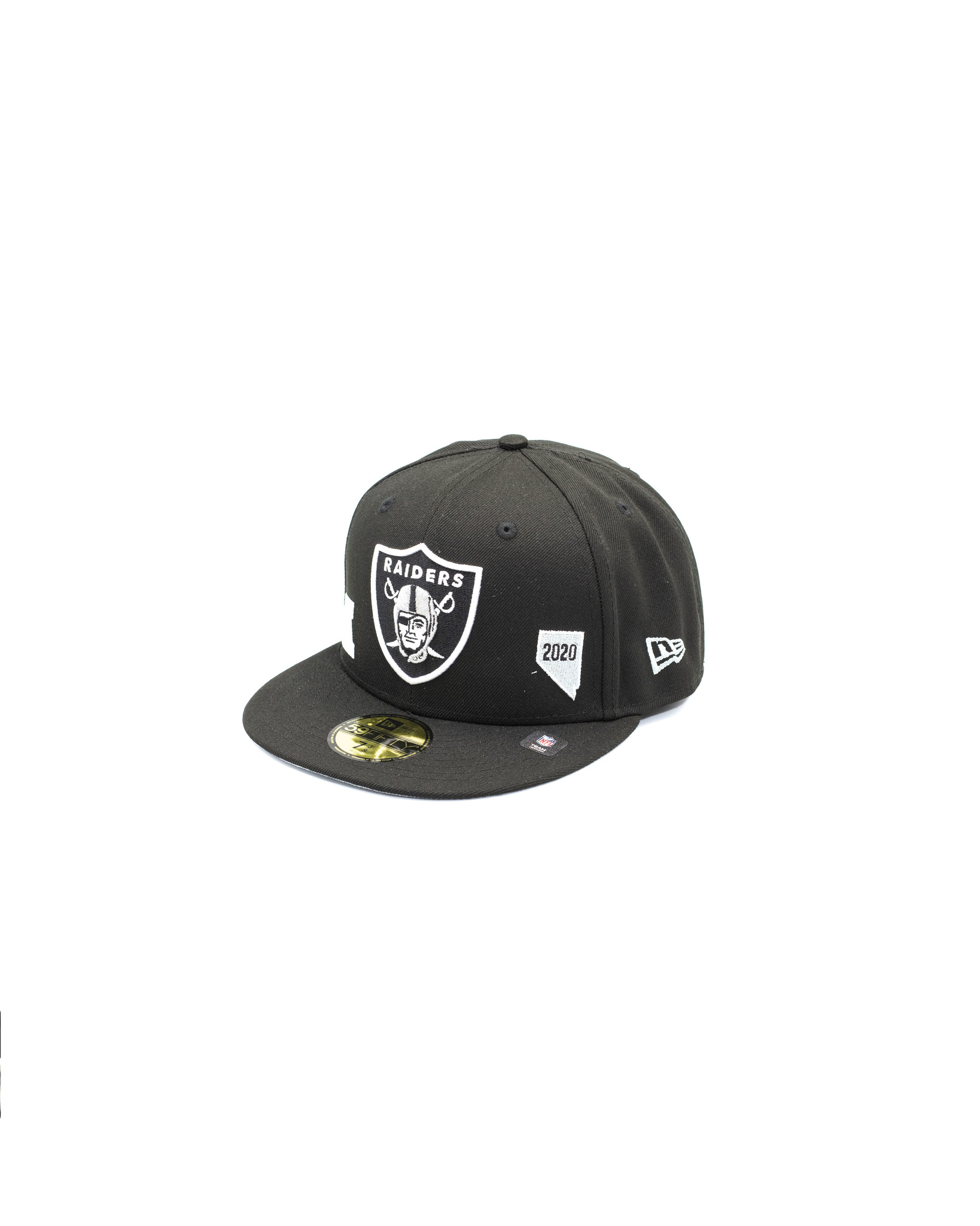 Las Vegas Raiders New Era Historic Champs 59FIFTY Fitted Hat - Black