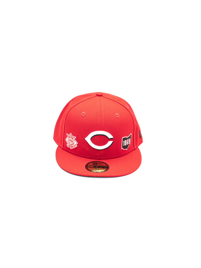 New Era 59FIFTY MLB Cincinnati Reds 1869 Cooperstown Fitted Hat 7 1/2