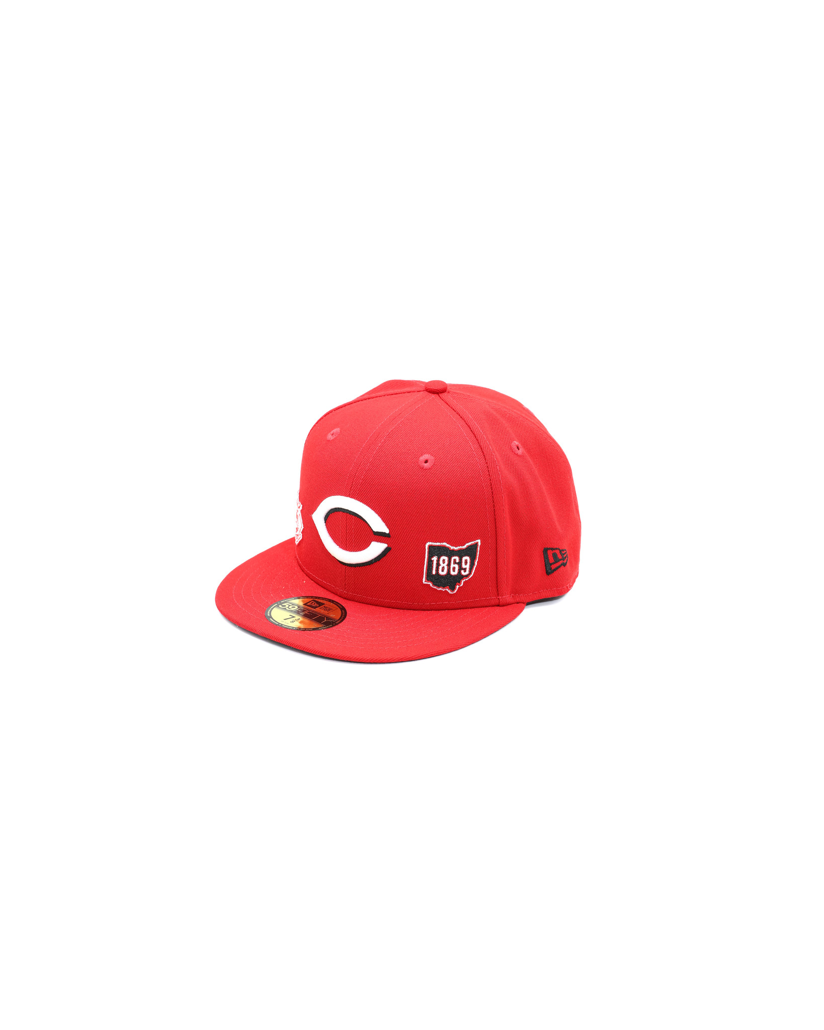 New Era 59FIFTY Cincinnati Reds Historic Champs Fitted Hat| Size 7 3/8 | 60288303