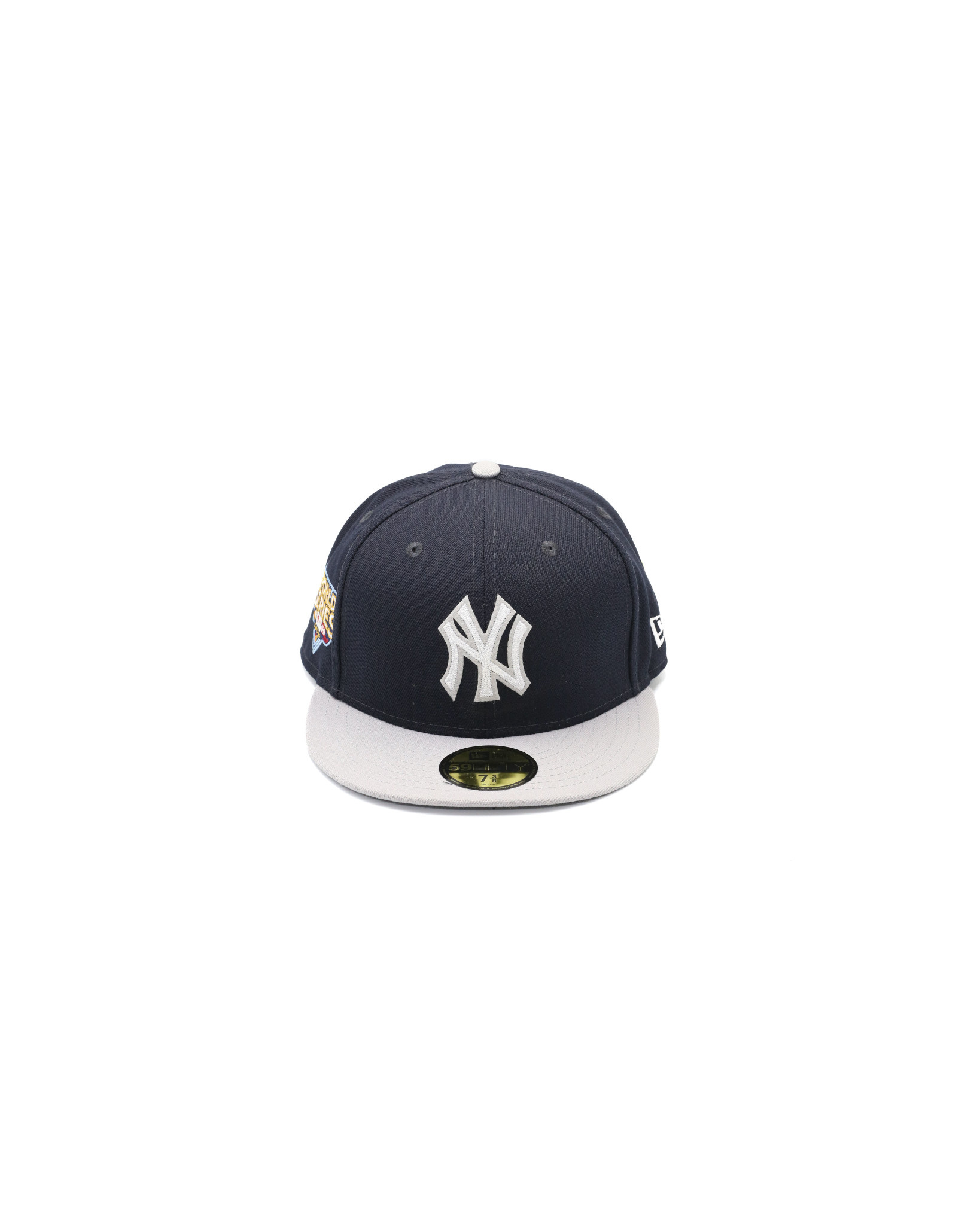 New York Yankees New Era 2009 World Series Champions Letterman 59FIFTY  Fitted Hat - Navy/Gray