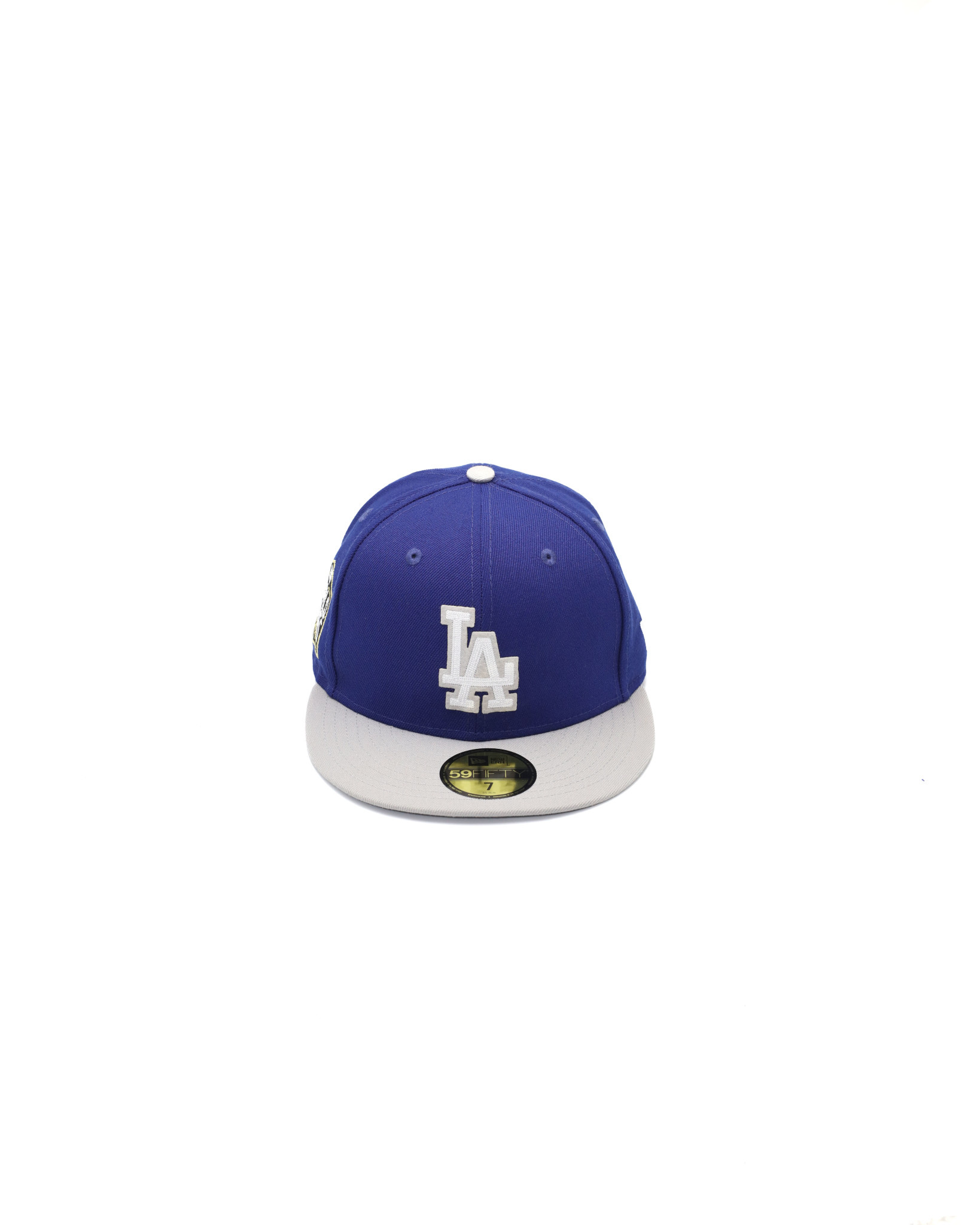 New Era Los Angeles Dodgers LA Fitted Hat 7 1/8 White Jersey