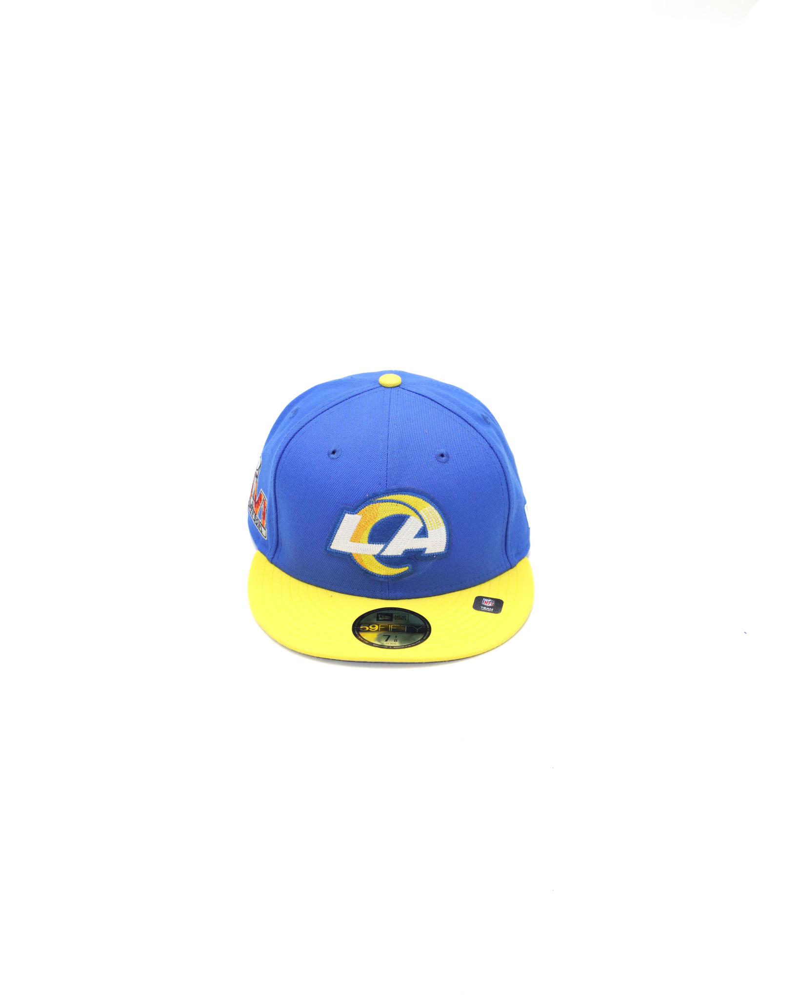 Men's New Era Royal Los Angeles Rams Super Bowl LVI Champions Side Patch  59FIFTY Fitted Hat