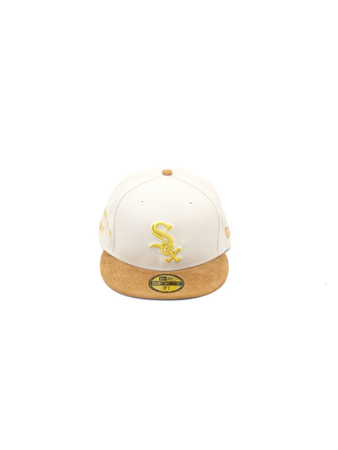 New Era 59Fifty CHI White Sox Corduroy Visor Fitted 'Beige, 60296380