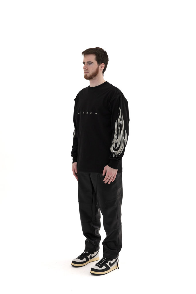 Stampd StampD Chrome Flame LS Relaxed Tee
