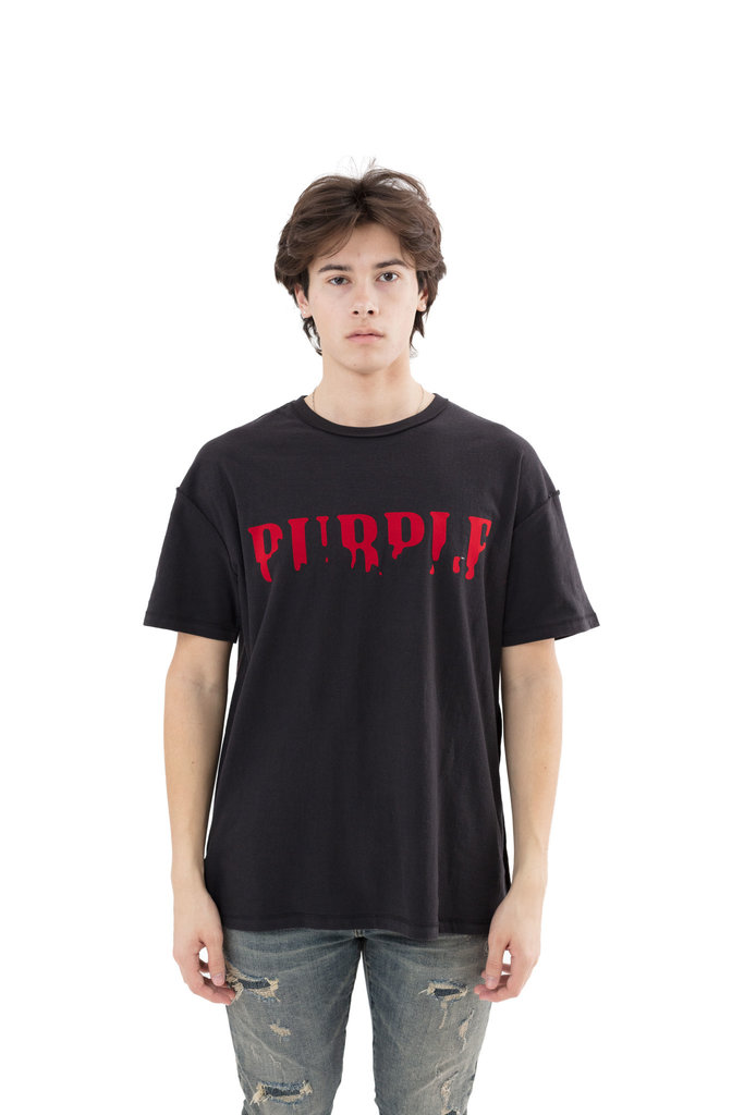 Purple Brand Purple Brand Textured Inside Out Jersey Tee