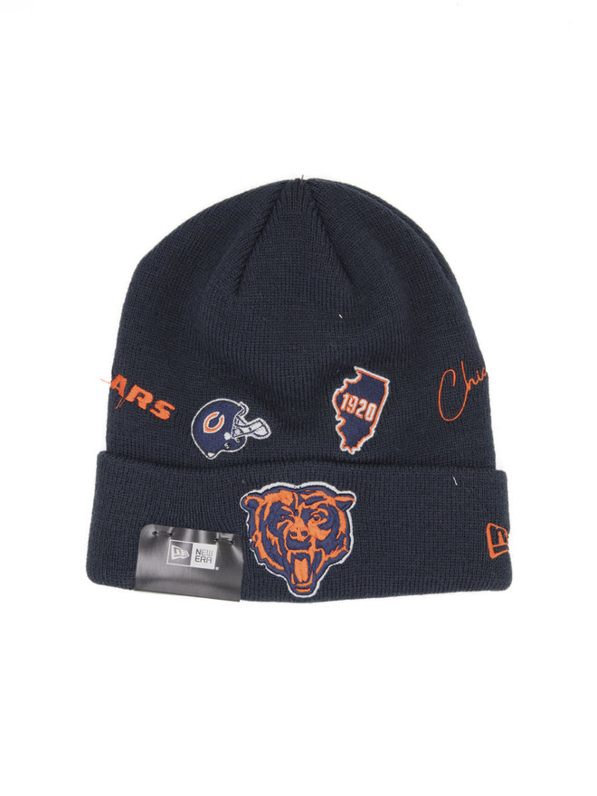 Men's New Era Navy Chicago Bears Identity 59FIFTY Fitted Hat