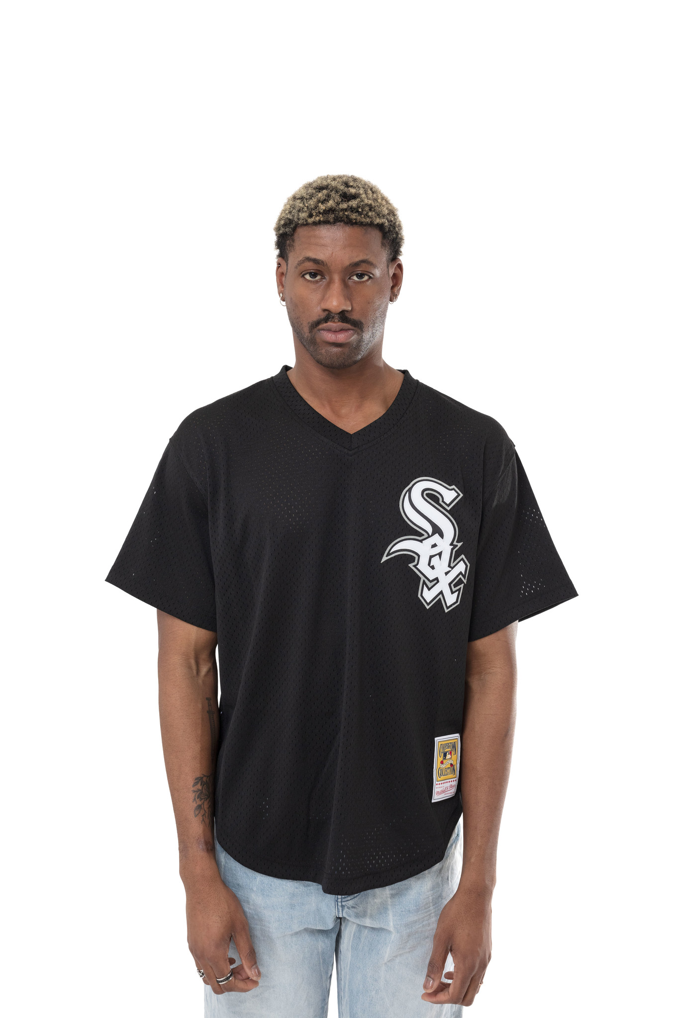 Mitchell & Ness, Shirts, Mitchell Ness Bo Jackson White Sox Baseball  Jersey