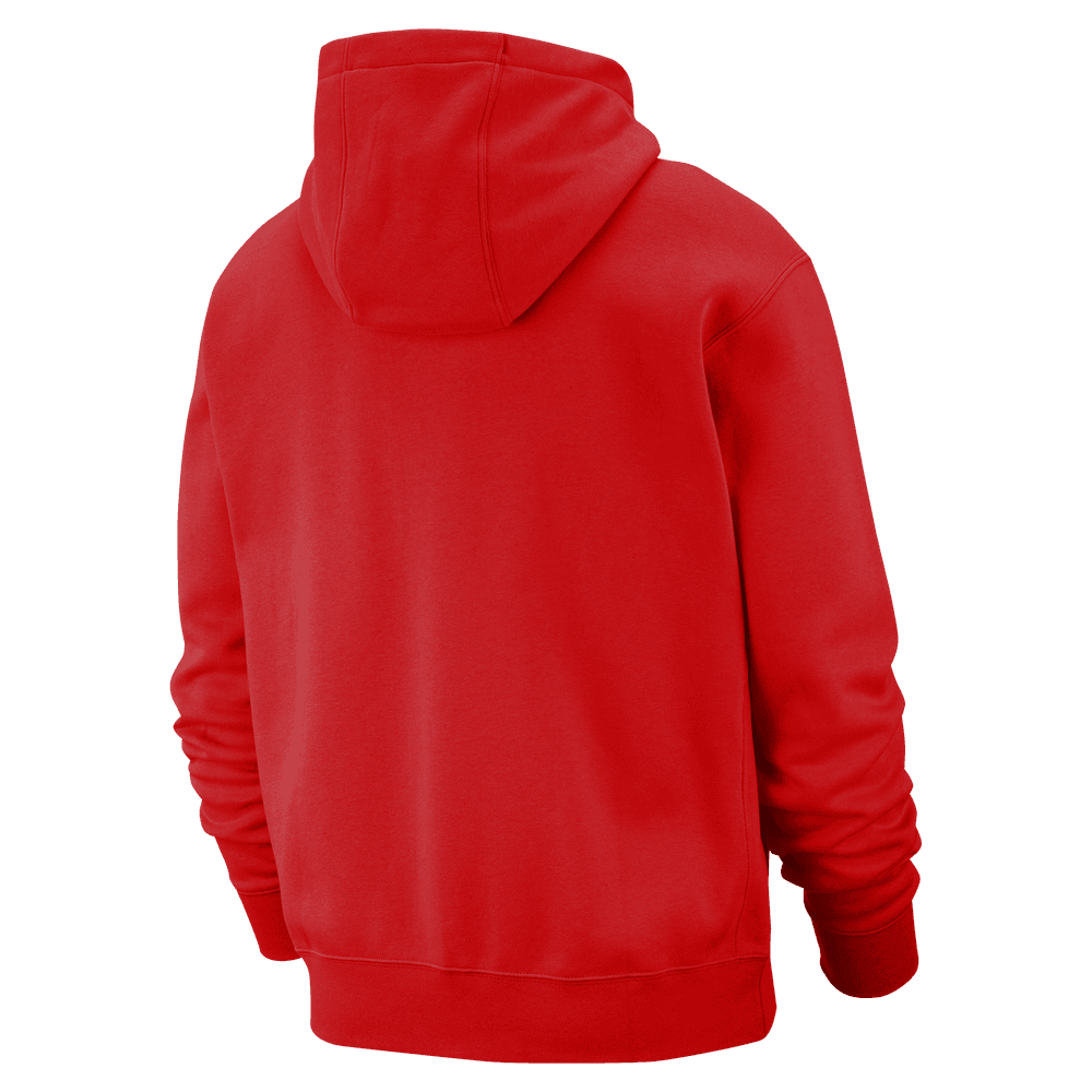 Nike Sportswear Club Fleece Full-Zip Hoodie 'Uni Red/Wht