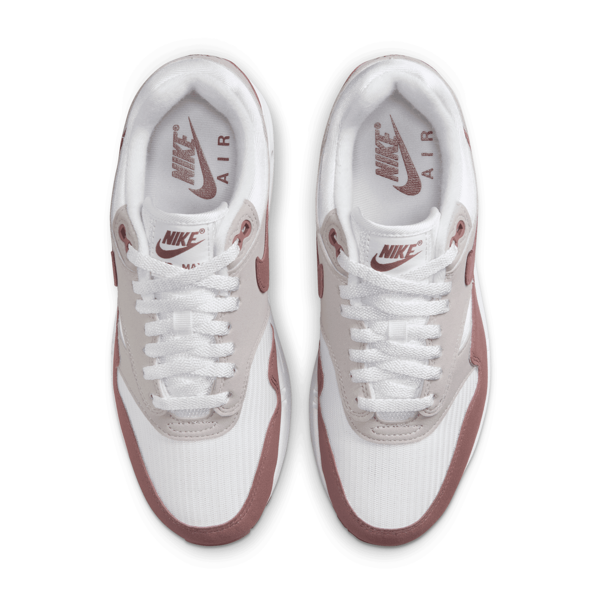 Wmns Nike Air Max 1 Summit Wht Smokey Mauve Lt Iron Ore DZ2628 104 TF Top Fashion