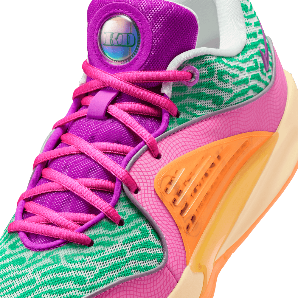 purple and green kd shoes