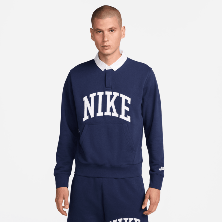 Nike Club Fleece LS Fleece Polo