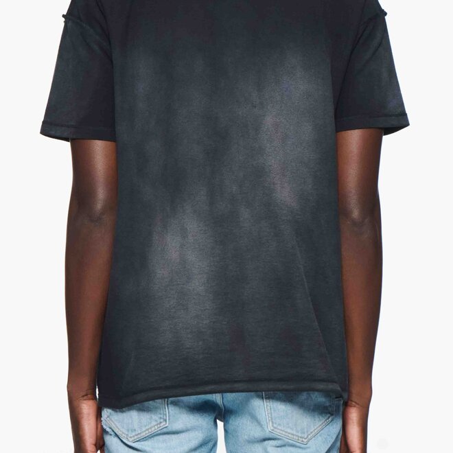 PURPLE Tシャツ Black Beauty Inside Out P101-JBBP125-BL Purple Brand Textured Inside Out Tee 'Black|P101-JBBP125|Top
