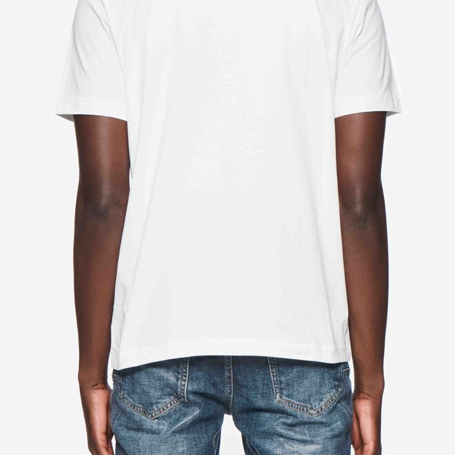 Purple Brand Textured Inside Out Tee 'White|P101-JBWF424|Top