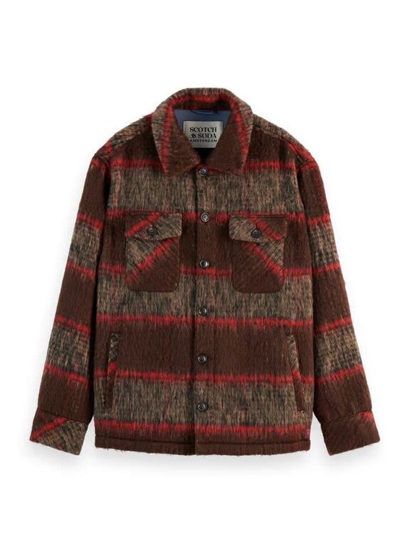 Scotch & Soda S&S Brushed Wool Blend Overshirt