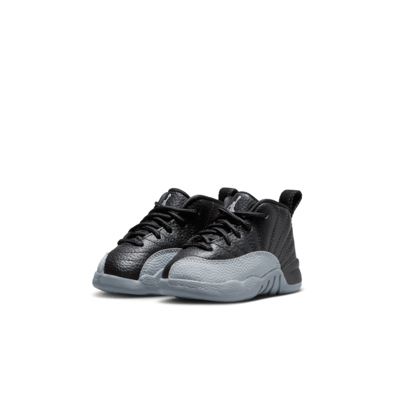 TD Air Jordan 12 Retro Black Wolf Grey White 850000 010 Top Fashion Top Fashion