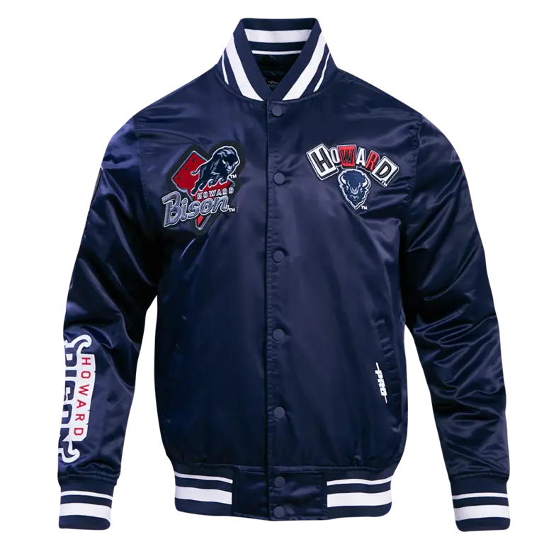 Pro Standard Pro Standard Howard University Homecoming Rib Satin Jacket