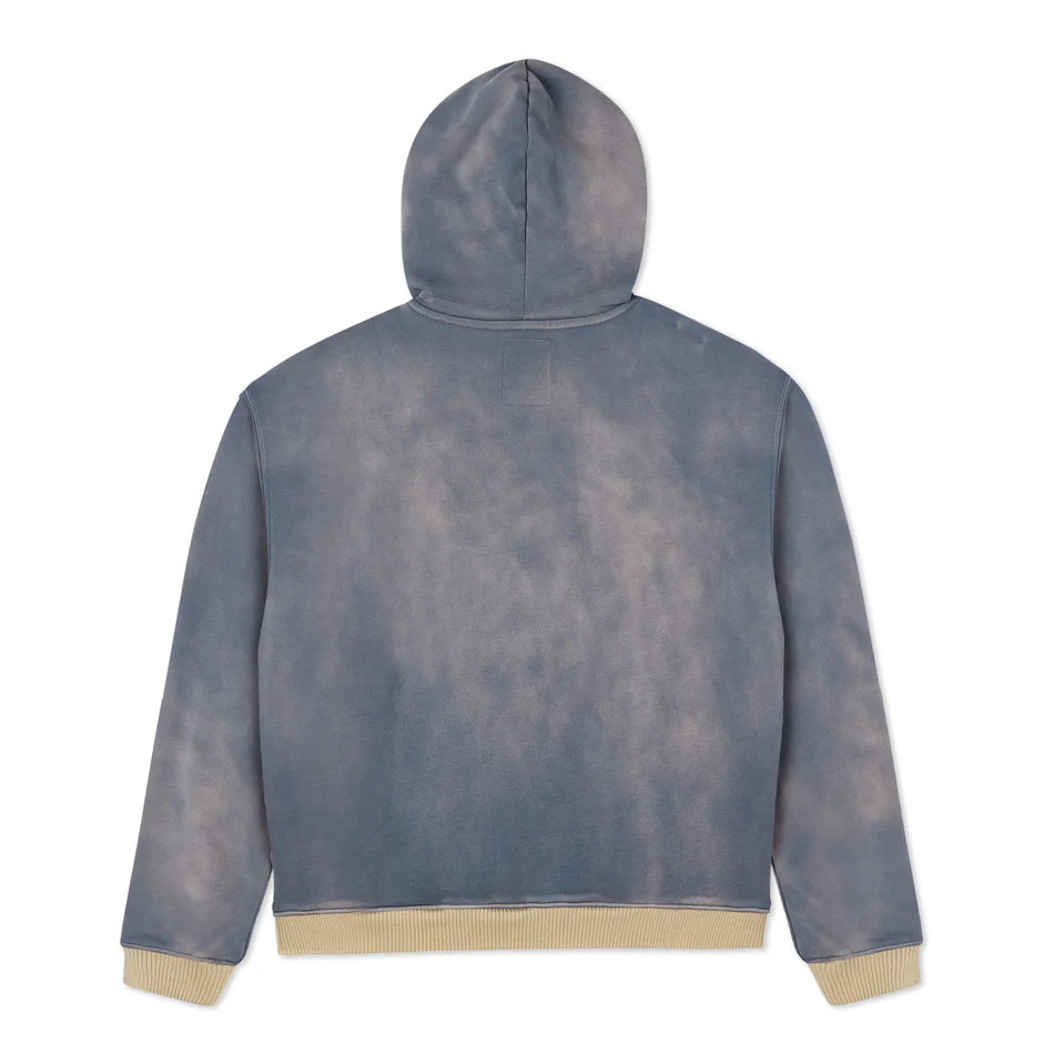 KidSuper Moon Heavyweight Zip Up Hoodie 'Grey|AW24-HD-02|Top