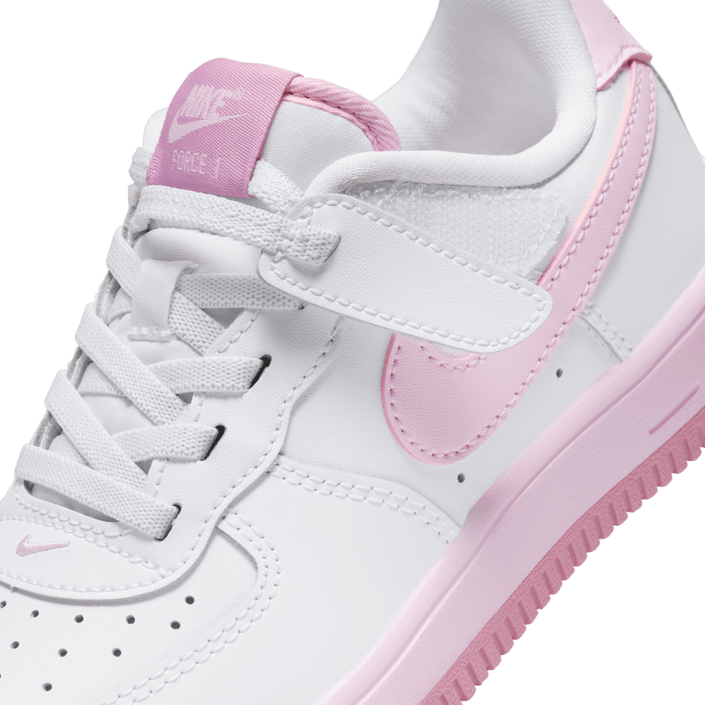 Nike air force one white pink best sale
