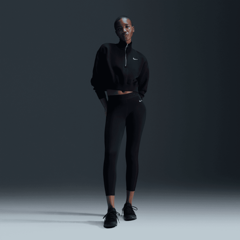 Nike Wmns Nike Sportswear Phoenix Fleece 1/2-Zip Cropped Sweatshirt