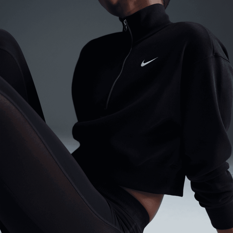Nike Wmns Nike Sportswear Phoenix Fleece 1/2-Zip Cropped Sweatshirt