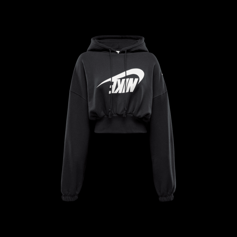 Nike Wmns Nike Sportswear Oversized Cropped French Terry Pullover Hoodie