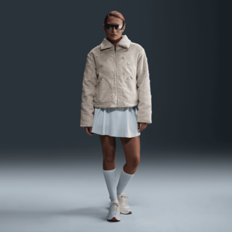 Nike Wmns Nike Sportswear Essential Loose Printed Faux Fur Jacket