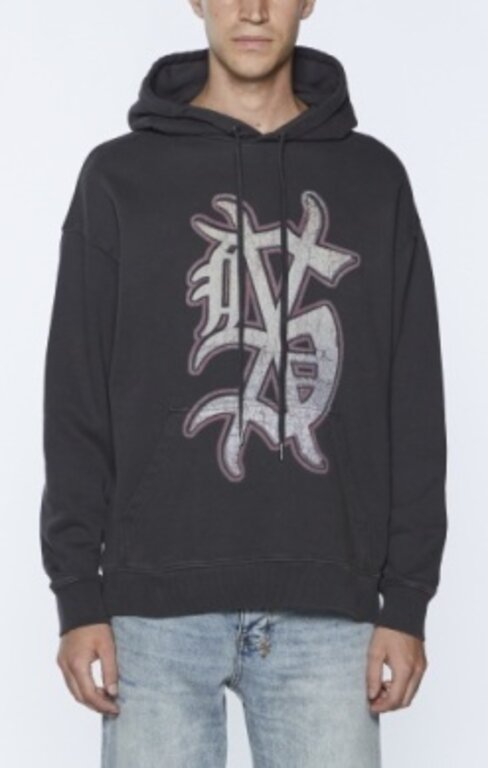 【関税込み】Ksubi ブラック Dug Out Biggie フーディ TOPS_BaddiesBiggieHoodieFadedB