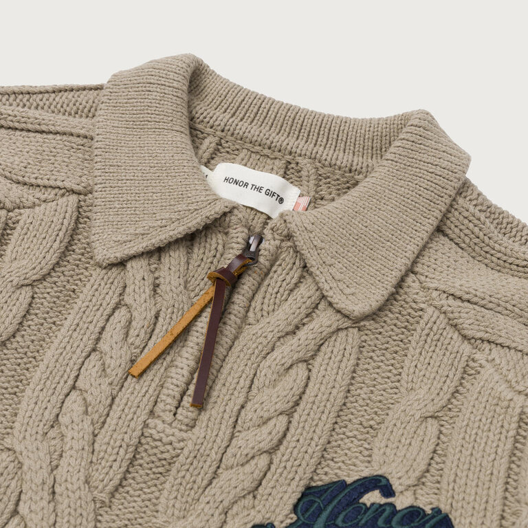 Honor The Gift Honor The Gift Cable Zip Leisure Henley