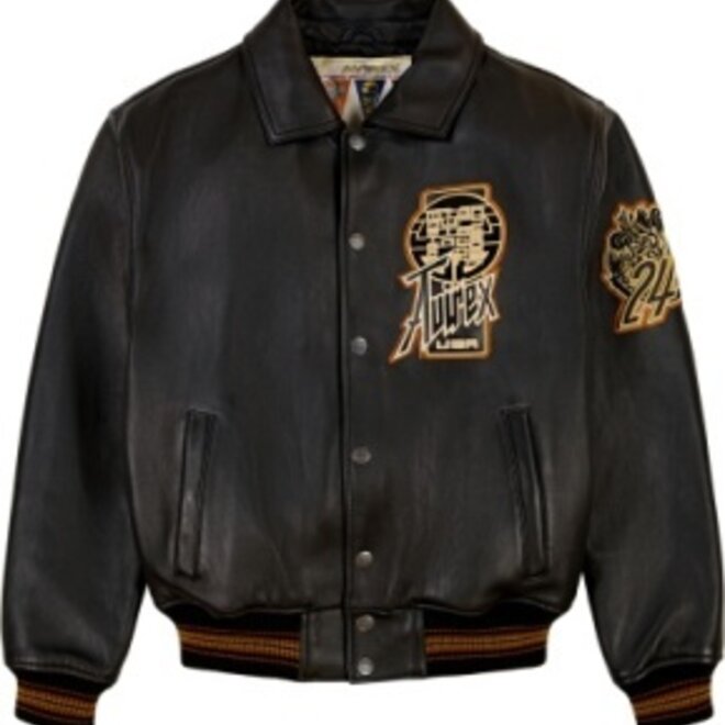 Avirex Black Icon Jacket 'Black|AVF24IO30|Top Fashion - Top Avirex Black Icon Jacket 'Black|AVF24IO30|Top Fashion - Top