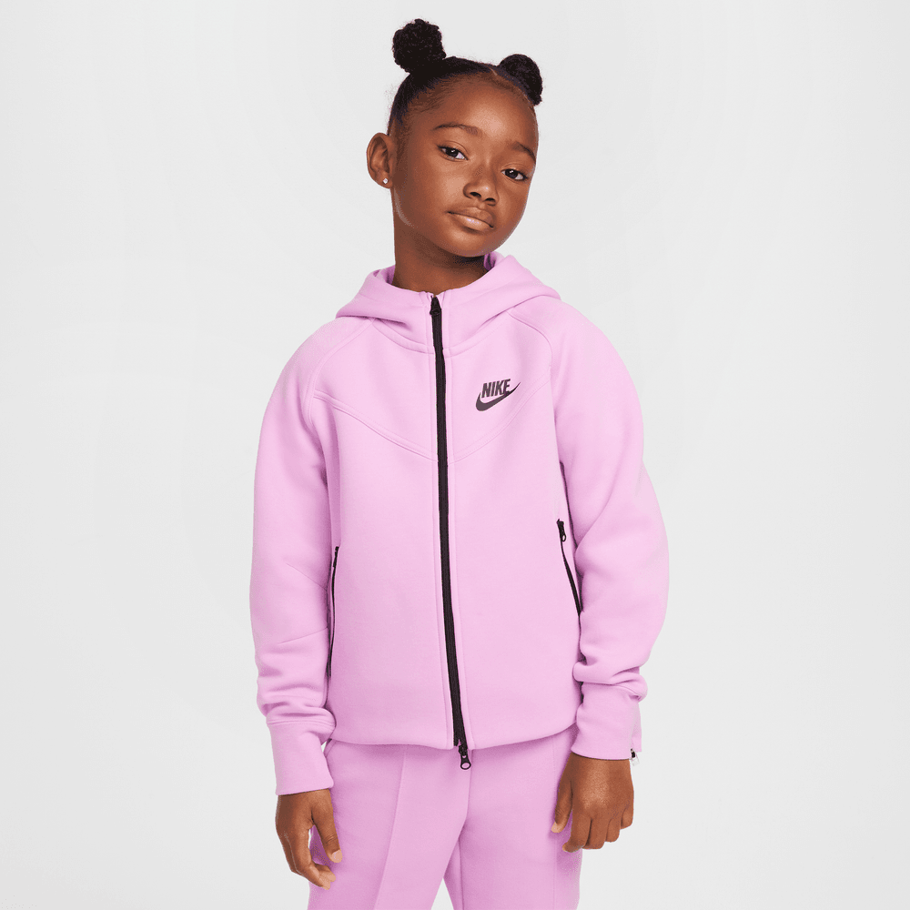 Kids Nike Sportswear Tech FLC HOD Beyond Pink BLK Black FD2979 632 TF Top Fashion