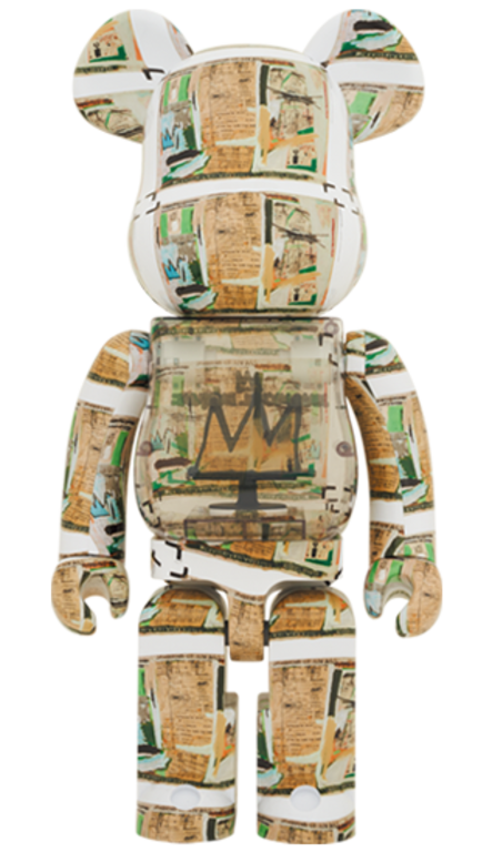 Medicom Bearbrick Jean-MIC Basquiat (King PLS ) 1000 Medicom Bearbrick Jean-MIC Basquiat (King PLS ) 1000