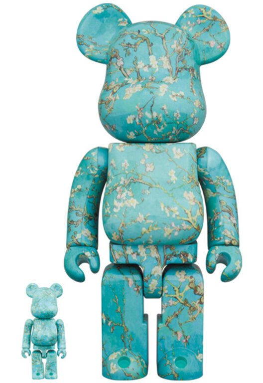 スペシャル特典 Medicom Bearbrick Van Gogh Almond Blossoms 1000% - Top Fashion その他