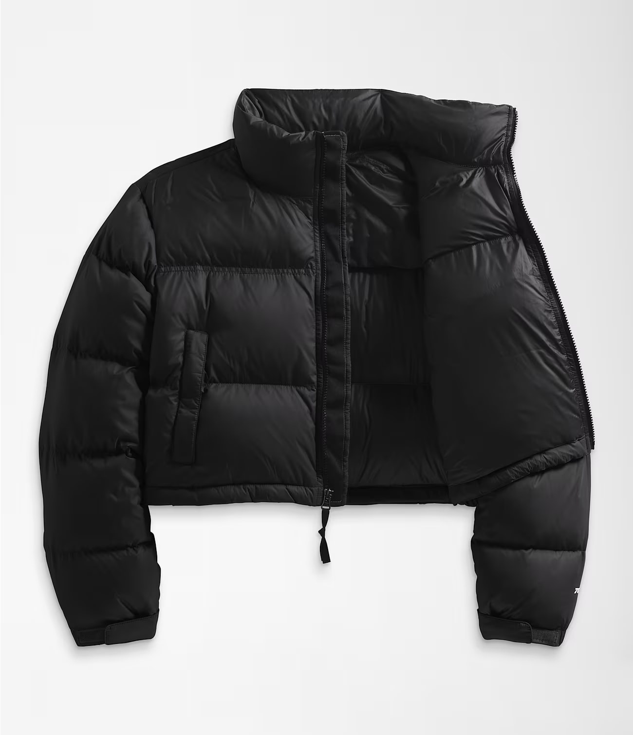 Wmns TNF Nuptse Short Jacket 'TNF Black/TNF Black