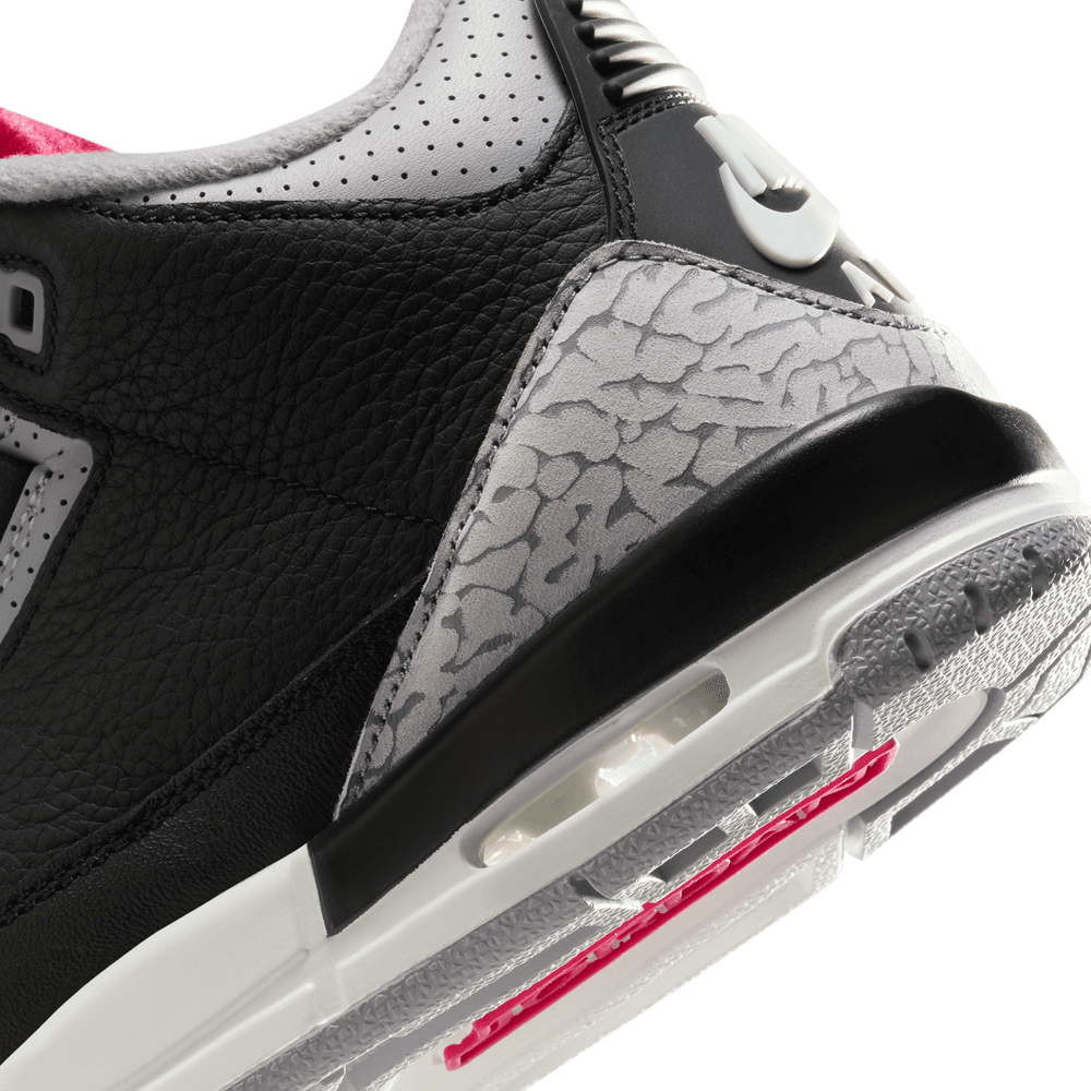 GS Air Jordan 3 Retro 'BLK/FIR Red-Cement GRY-Summit WHT GS Air Jordan 3 Retro 'BLK/FIR Red-Cement GRY-Summit WHT