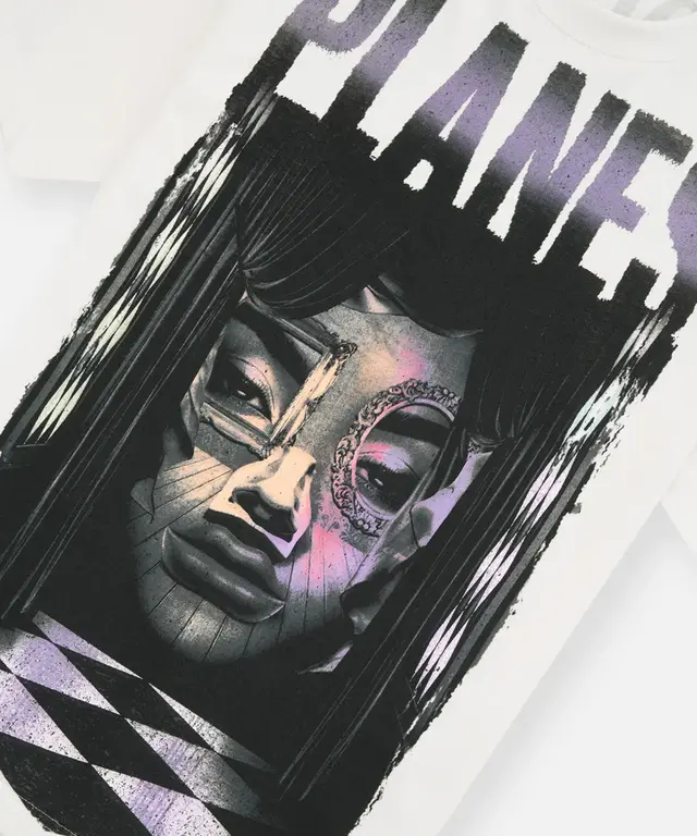 Paper Planes Paper Planes Surrealist Face Heavyweight Tee